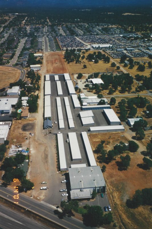 Aerial map of our storage facility